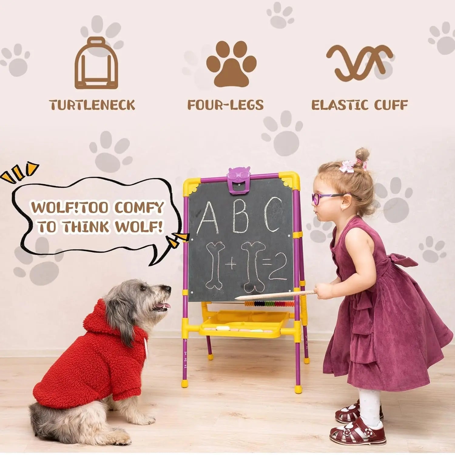 3-Pack Fuzzy Dog Hoodies – Warm Winter Sweatshirts for Small to X-Large Dogs