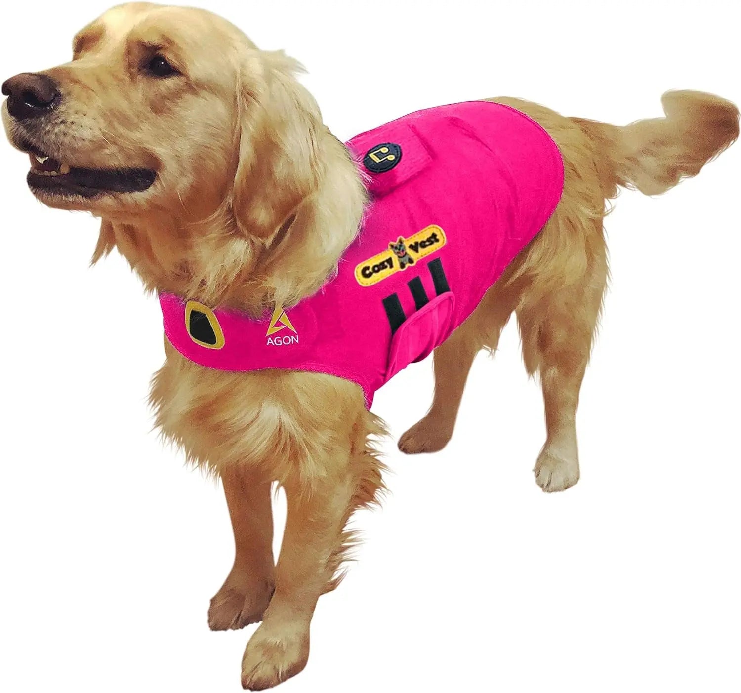 3-in-1 Dog Anxiety Vest with Music & Aromatherapy Calming Coat XXS–XXL